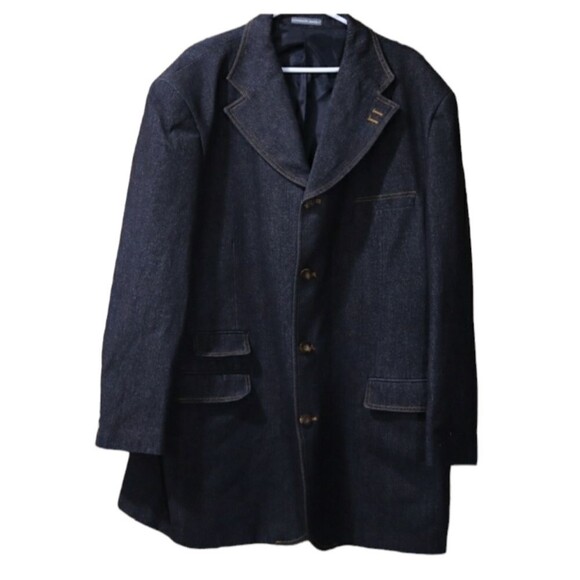 Vittorio St. Angelo 2Pc Denim Baggy Streetwear Suit 50R